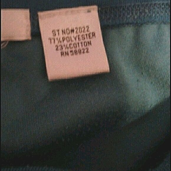 Max Studio Turquoise Velour Soft Comfy Cozy Loungewear Flare Pull On Pants - Picture 5 of 5